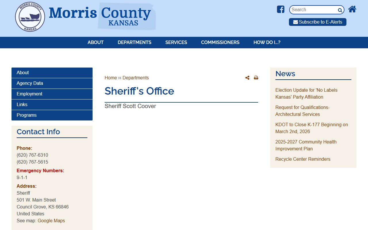 Morris County arrest records sheriff office